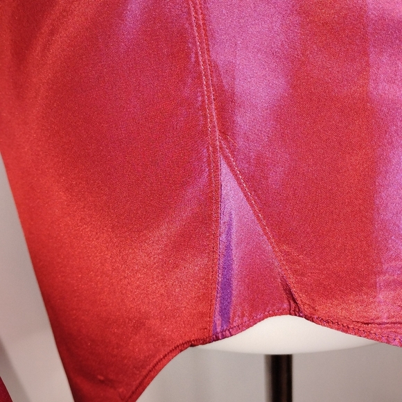 IRIDESCENT SILK BLOUSE - Picture 6 of 8